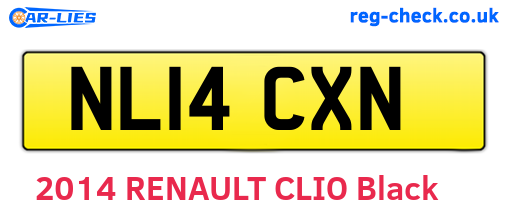 NL14CXN are the vehicle registration plates.