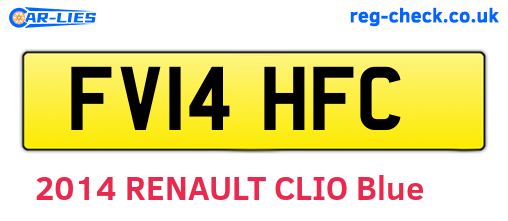 FV14HFC are the vehicle registration plates.