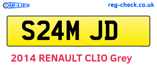 S24MJD are the vehicle registration plates.
