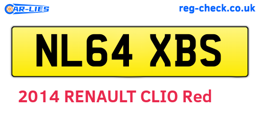 NL64XBS are the vehicle registration plates.