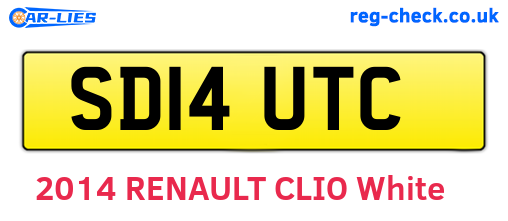 SD14UTC are the vehicle registration plates.