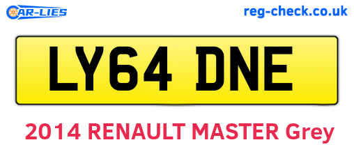 LY64DNE are the vehicle registration plates.