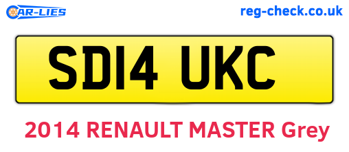 SD14UKC are the vehicle registration plates.