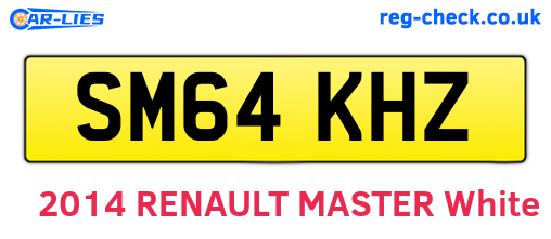 SM64KHZ are the vehicle registration plates.