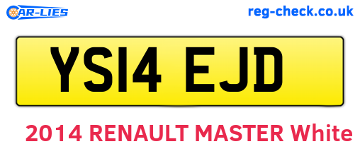 YS14EJD are the vehicle registration plates.