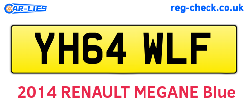 YH64WLF are the vehicle registration plates.