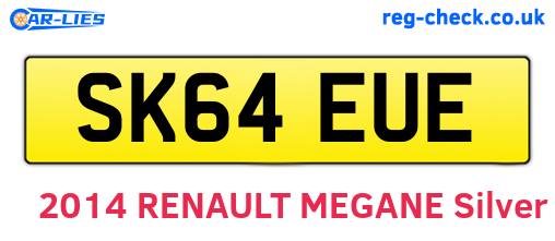 SK64EUE are the vehicle registration plates.