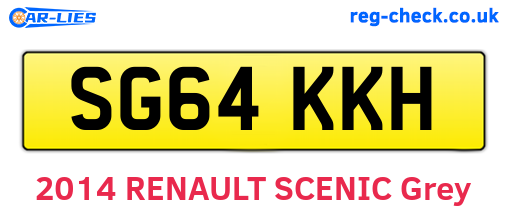 SG64KKH are the vehicle registration plates.