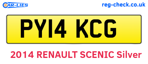 PY14KCG are the vehicle registration plates.