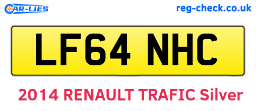 LF64NHC are the vehicle registration plates.