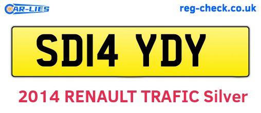 SD14YDY are the vehicle registration plates.