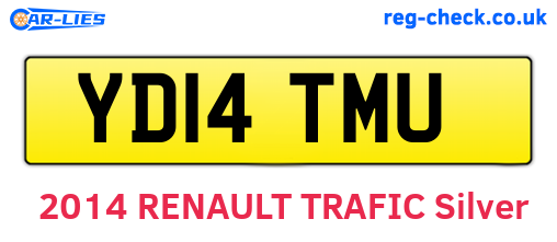 YD14TMU are the vehicle registration plates.