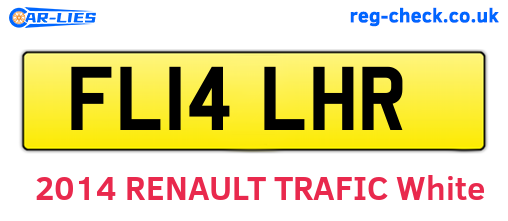 FL14LHR are the vehicle registration plates.