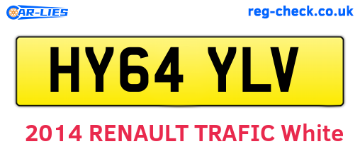 HY64YLV are the vehicle registration plates.