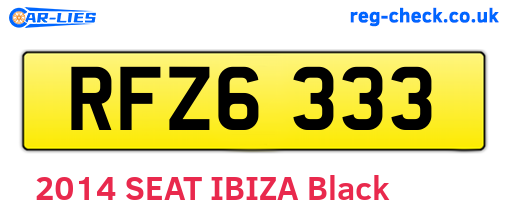 RFZ6333 are the vehicle registration plates.