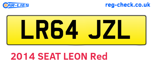 LR64JZL are the vehicle registration plates.
