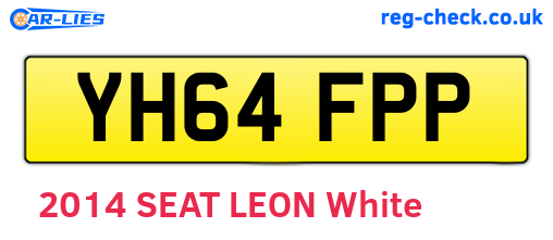 YH64FPP are the vehicle registration plates.