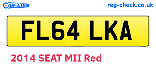 FL64LKA are the vehicle registration plates.