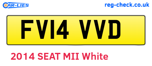 FV14VVD are the vehicle registration plates.