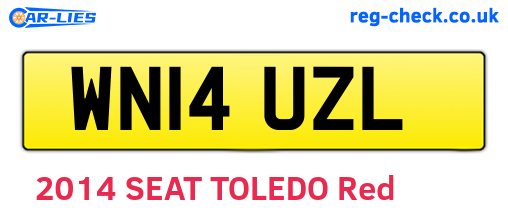 WN14UZL are the vehicle registration plates.