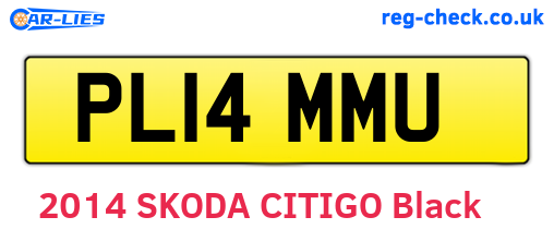 PL14MMU are the vehicle registration plates.