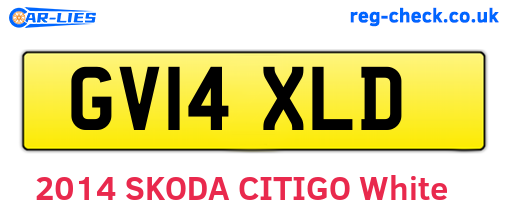 GV14XLD are the vehicle registration plates.