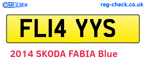 FL14YYS are the vehicle registration plates.
