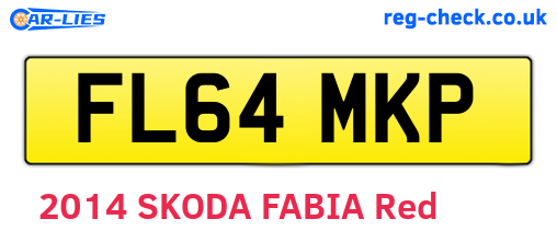 FL64MKP are the vehicle registration plates.