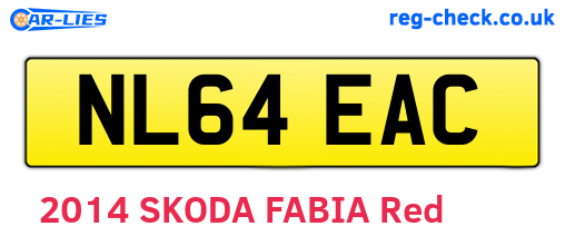 NL64EAC are the vehicle registration plates.