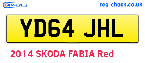 YD64JHL are the vehicle registration plates.