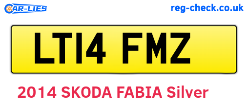 LT14FMZ are the vehicle registration plates.