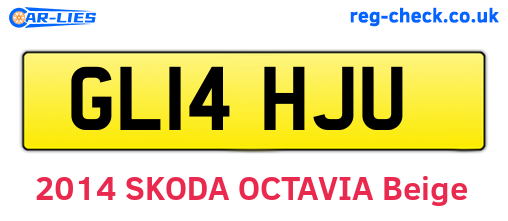 GL14HJU are the vehicle registration plates.