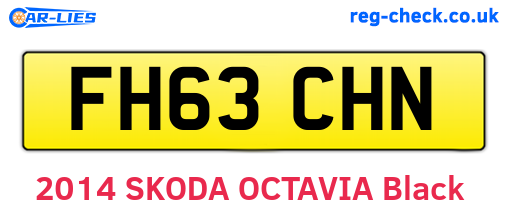FH63CHN are the vehicle registration plates.