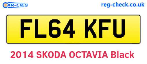 FL64KFU are the vehicle registration plates.