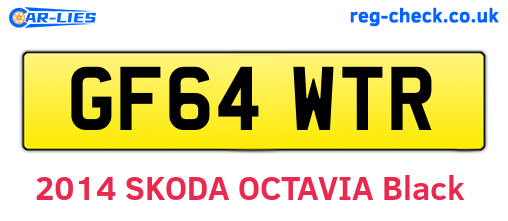 GF64WTR are the vehicle registration plates.