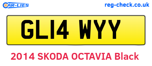 GL14WYY are the vehicle registration plates.