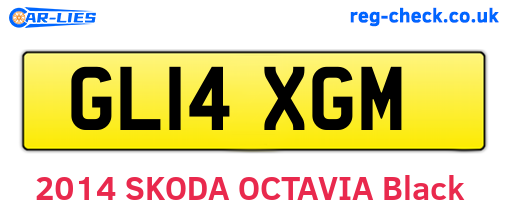 GL14XGM are the vehicle registration plates.