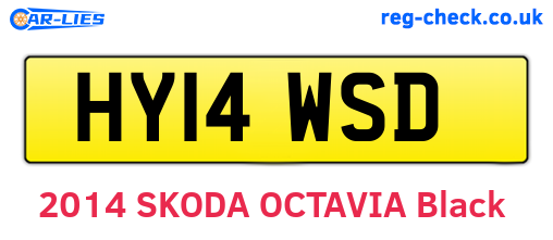 HY14WSD are the vehicle registration plates.