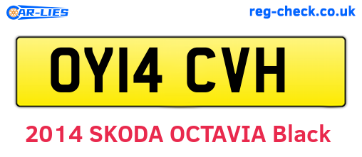OY14CVH are the vehicle registration plates.