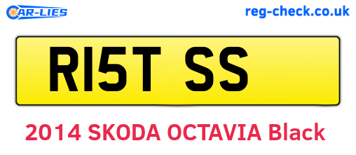 R15TSS are the vehicle registration plates.