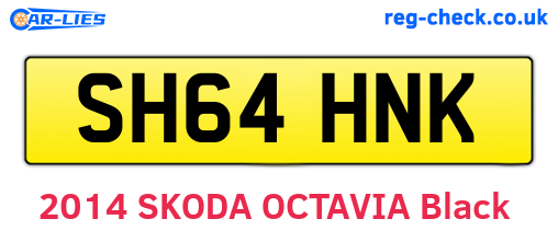 SH64HNK are the vehicle registration plates.
