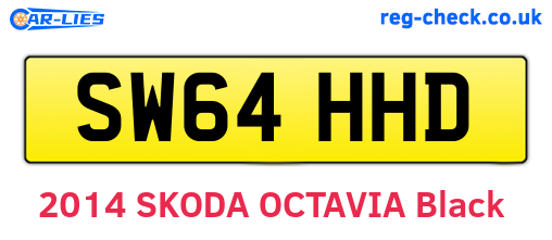 SW64HHD are the vehicle registration plates.