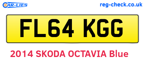 FL64KGG are the vehicle registration plates.