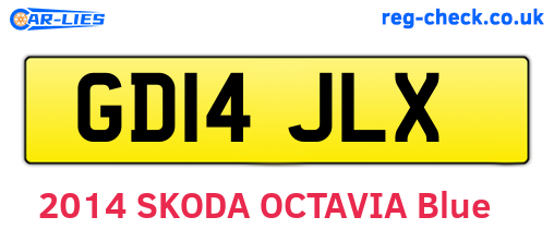 GD14JLX are the vehicle registration plates.