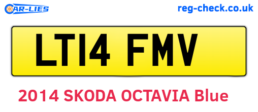 LT14FMV are the vehicle registration plates.