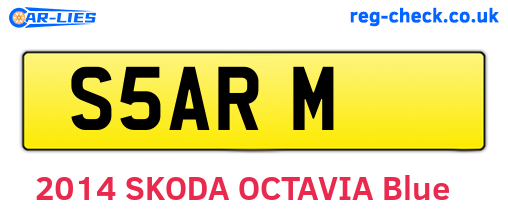 S5ARM are the vehicle registration plates.