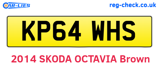 KP64WHS are the vehicle registration plates.