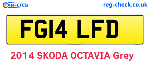 FG14LFD are the vehicle registration plates.