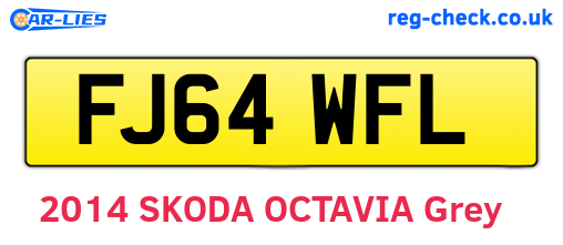 FJ64WFL are the vehicle registration plates.