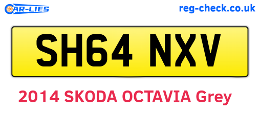 SH64NXV are the vehicle registration plates.